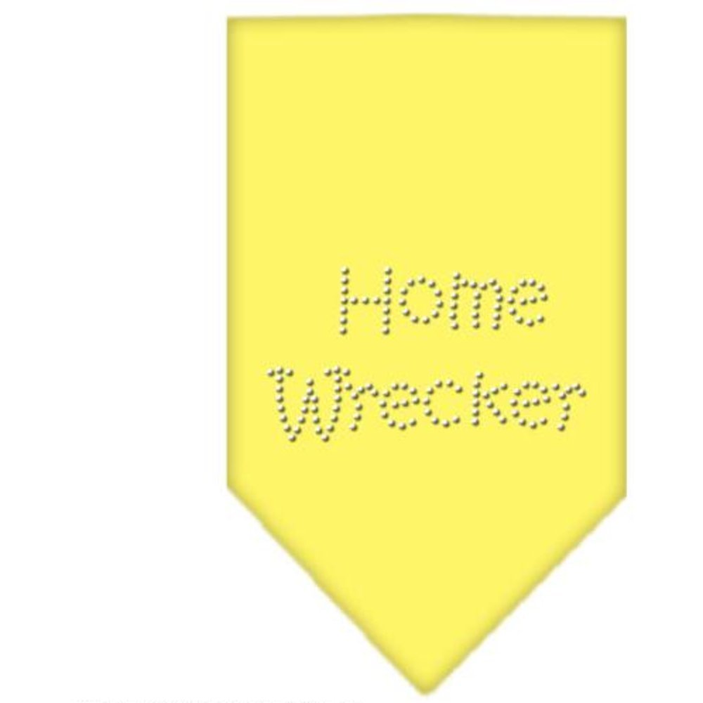 Mirage Pet Products Home Wrecker Rhinestone Bandana, Small, Yellow