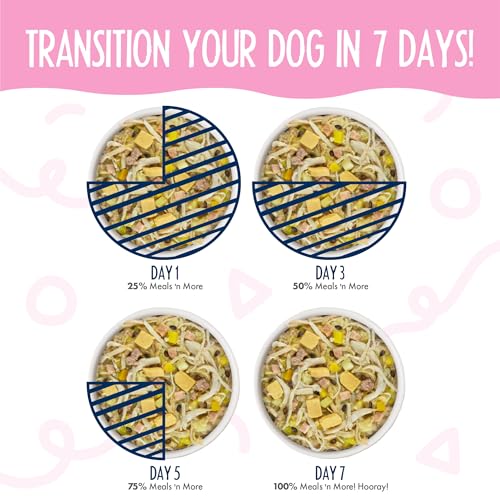Weruva Meals n More Natural Wet Dog Food, Bed & Breakfast Plus Digestive Support, 3.5oz Cup (Pack of 12)
