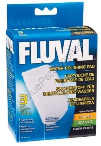 Fluval Water Polishing Pads For 104105204205 (3 Pack)