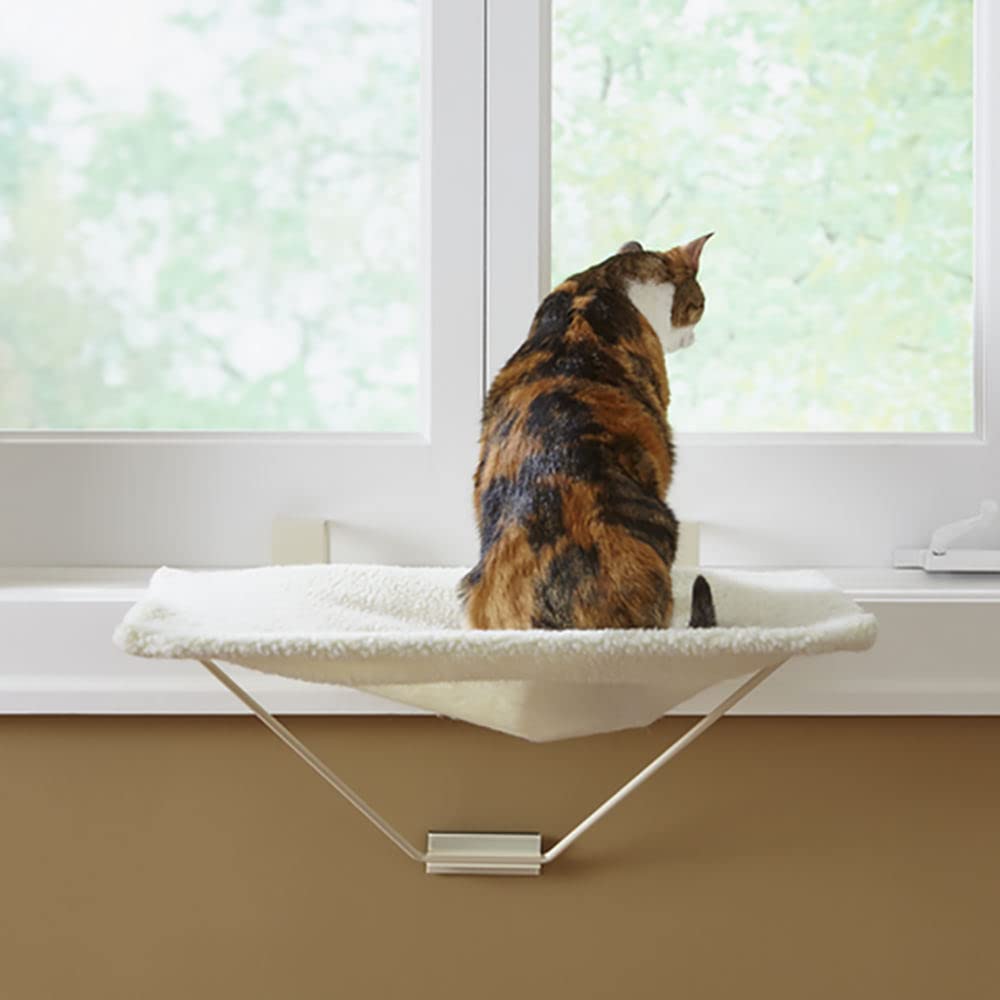 Prevue Pet Products Tabbynapper Easy Mount Cat Hammock Bed Perch For Window, No Tools Needed