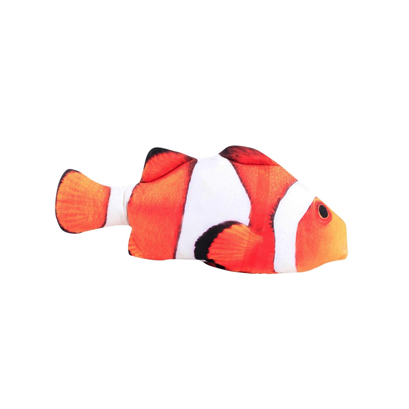 Myaddiction Plush Cat Catnip Fish Toys 18Cm Simulation Stuffed Fish Toy Practical Lovely Clownfish