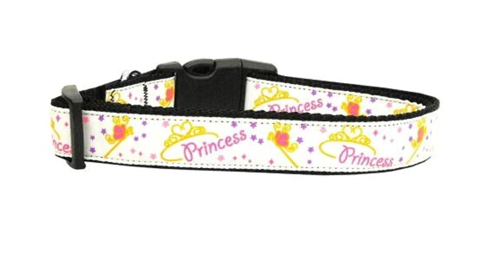 Pet Dog & Cat Nylon Collar or Leash, "Princess" Cat Collar