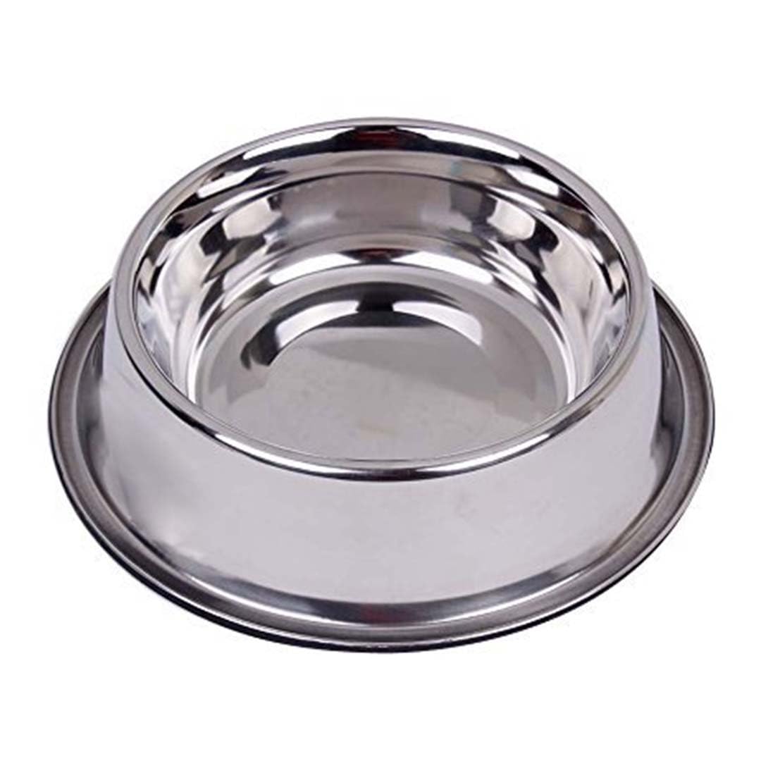 Pets Empire Dog Food Bowl | Stainless Steel Dog Bowl Large Size | Basic Pets Feeding Bowl For Cat & Puppy Dog | Perfect Choice F