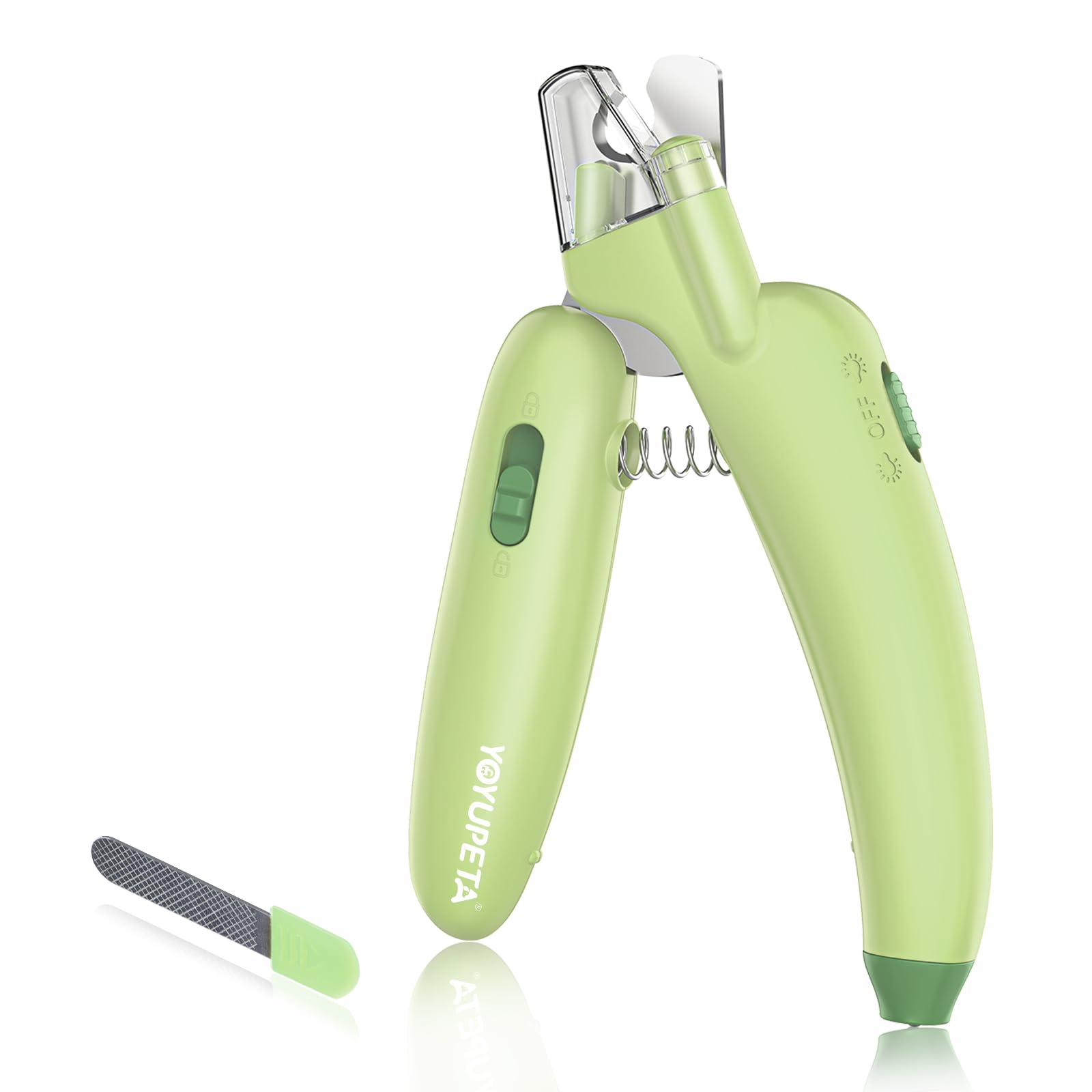 Yoyupeta Dog Nail Clippers With Led Light & Nail File - Professional At-Home Pet Grooming Kit, Razor-Sharp Claw Trimmer & Built-