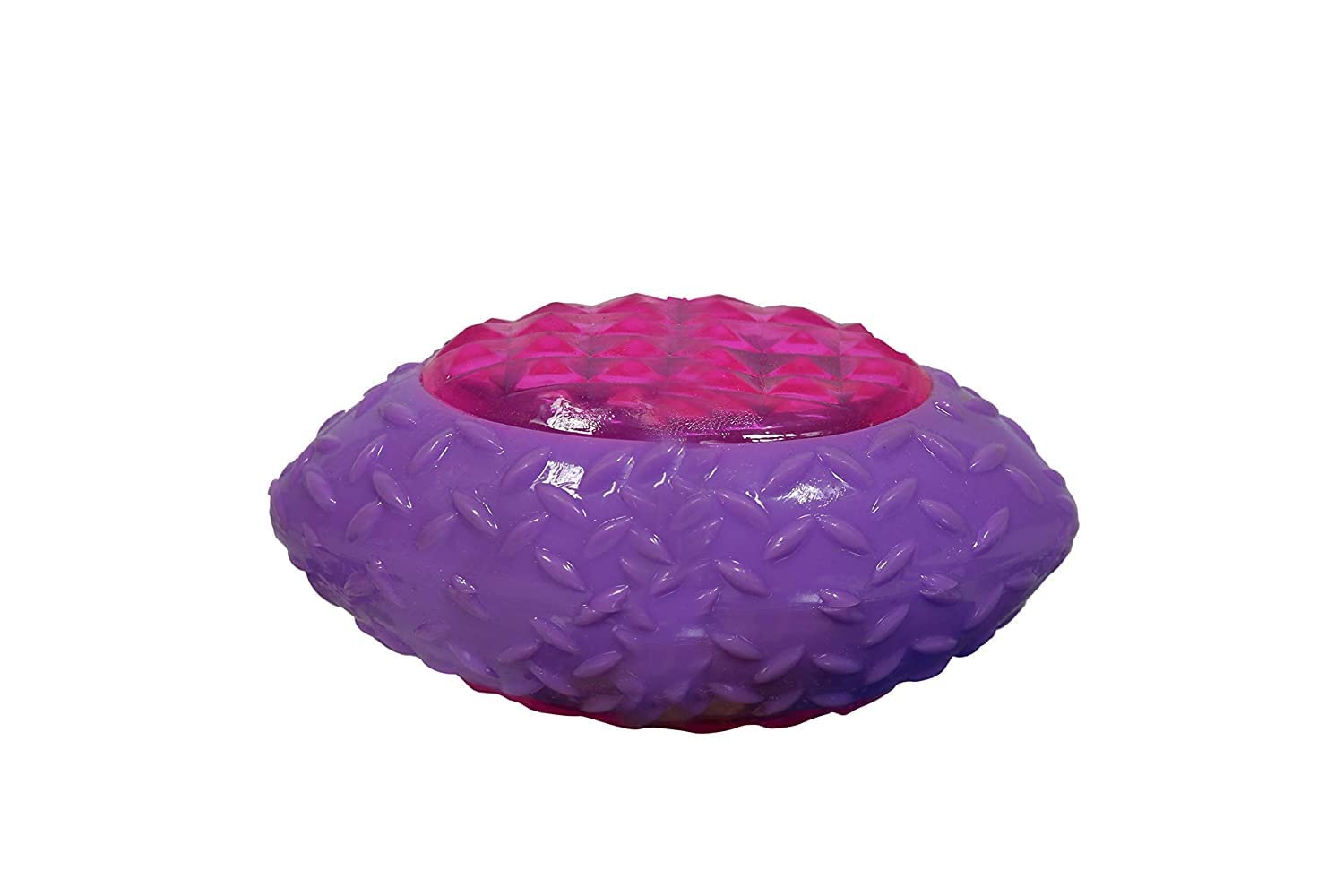 Psk Pet Mart Squeaky Pet Led Light Rugby Ball Toy For Dogs Cats Kitten & Puppies For Breeds (Medium Color May Very)