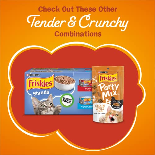 Purina Friskies Tender and Crunchd With Flavors of Chicken, Beef, Carrots and Green Beans - (Pack of 4) 3.15 lb. Bags