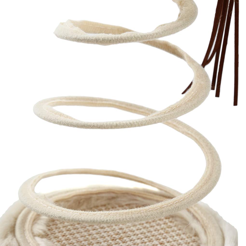 Andiker Interactive Cat Toy, Cat Plush Toy with Spiral Spring Plate and Funny Ball or Mouse Interactive Stainless Steel Spring R