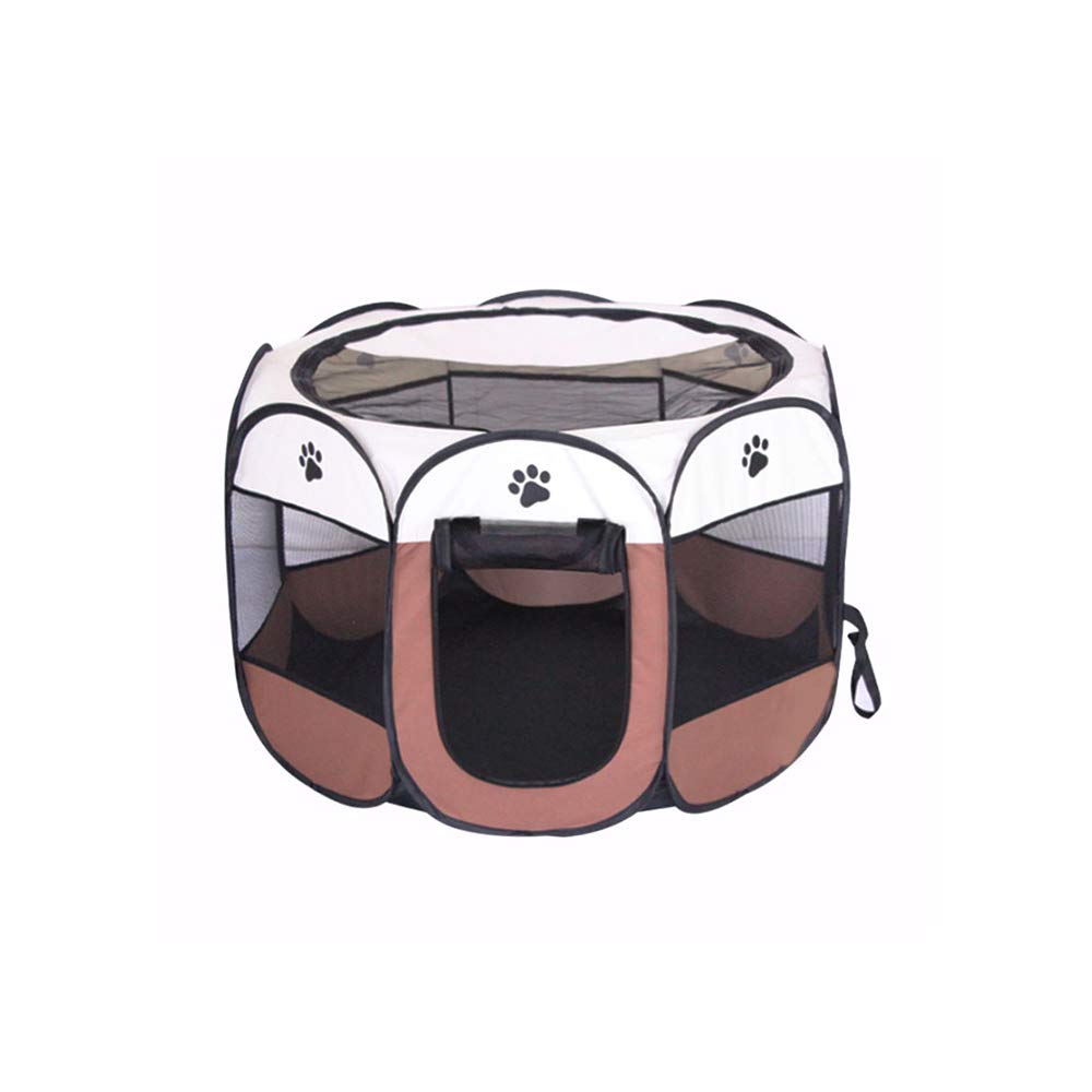 Bodiseint Portable Pet Playpen, Dog Playpen Foldable Pet Exercise Pen Tents Dog Kennel House Playground For Puppy Dog Yorkie Cat Bunny Indoor Outdoor Travel Camping Use