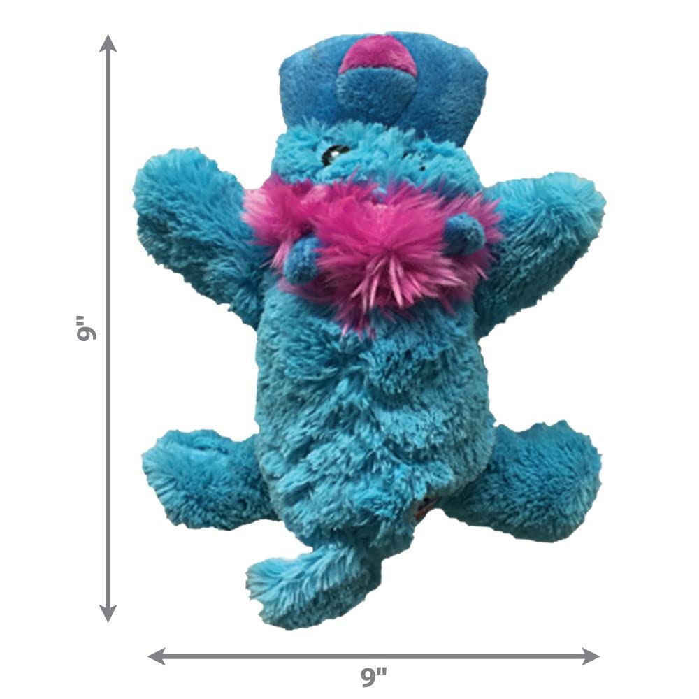 Kong - Cozie King Lion - Indoor Cuddle Squeaky Plush Dog Toy - For Medium Dogs