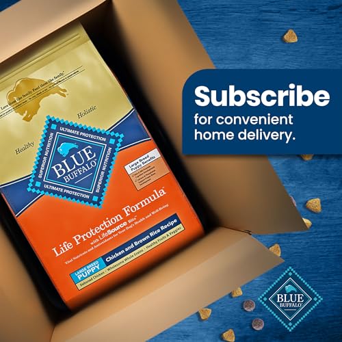 Blue Buffalo Life Protection Formula Large Breed Puppy Dry Dog Food with DHA, Vital Nutrients & Antioxidants, Made with Natural
