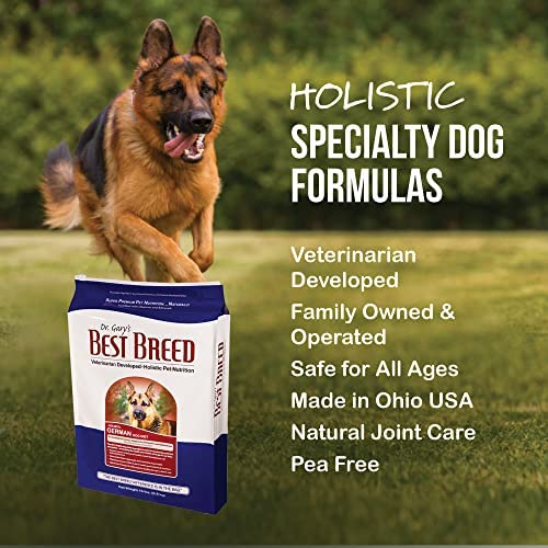 Best Breed Dr. Garys German Dog Diet Made in USA [Natural Dry Dog Food] - 28lbs, Dark Brown, Medium