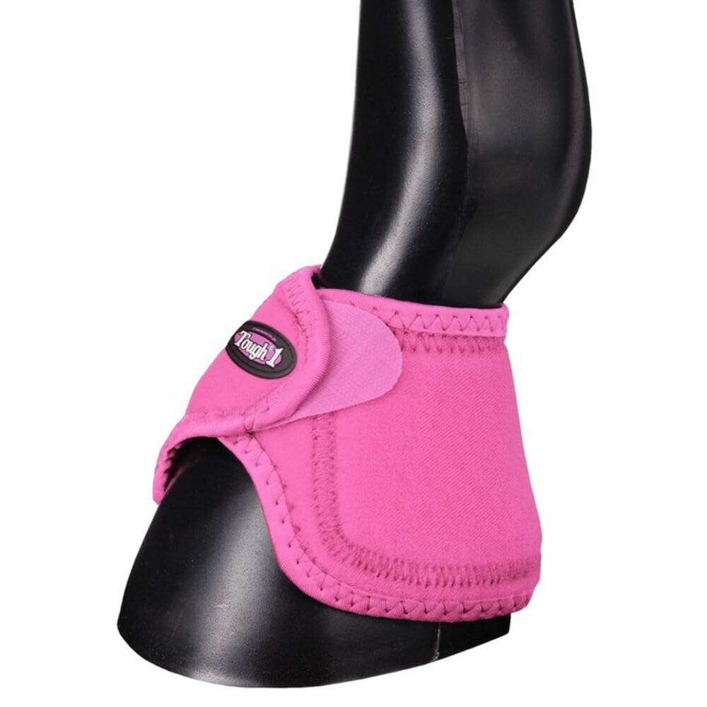Tough 1 Performers 1St Choice No Turn Bell Boots, Pink, Large