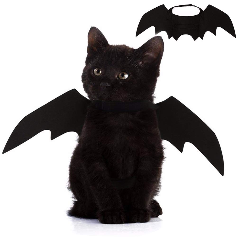 Pet Cat Bat Wings For Halloween, Cosplay Bat Wing Costume Decoration For Puppy Dog Cat