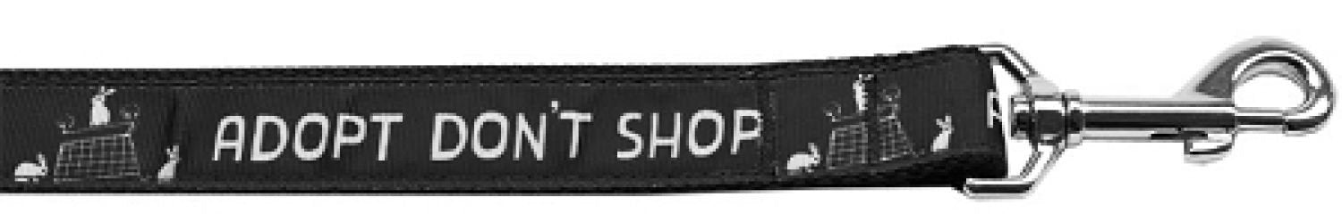 Mirage Pet Products Adopt Don't Shop Nylon Dog Leash, 6'