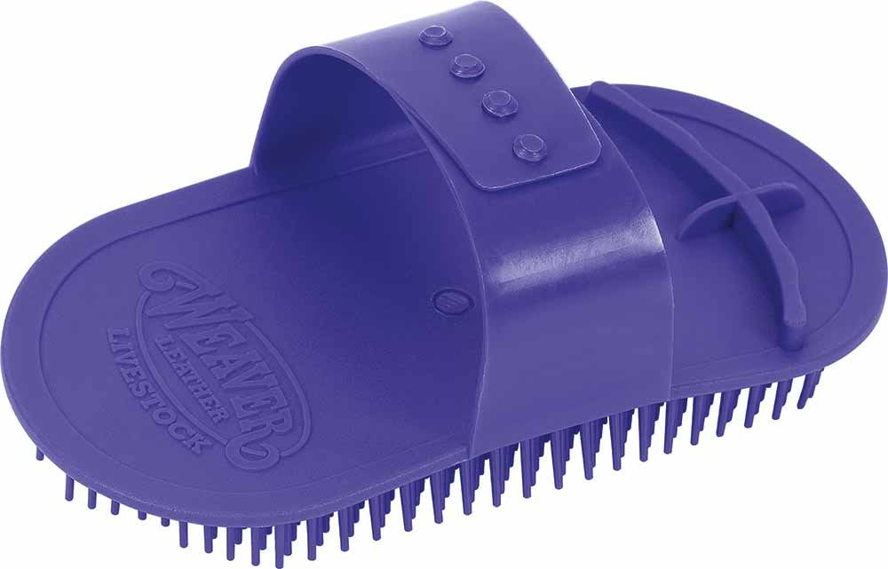 Weaver Leather Livestock Massage Brush Purple