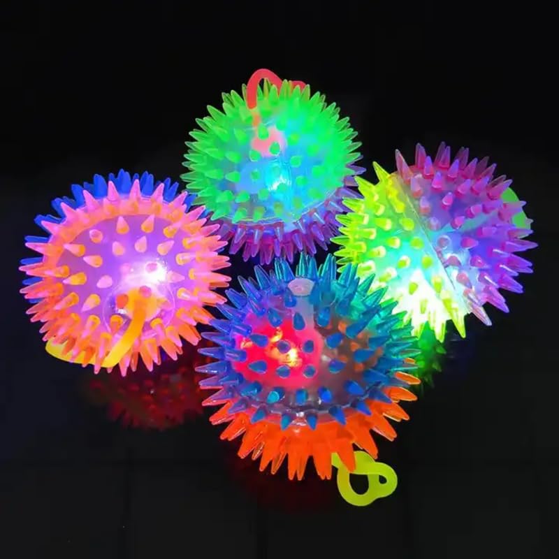 Dog Trust Led Whistle Squeaky Squeaker Sound Ball For Puppy, Dog & Cat, Pet Chew Playing Rubber Ball Toy Small Pet Only Pack Of 