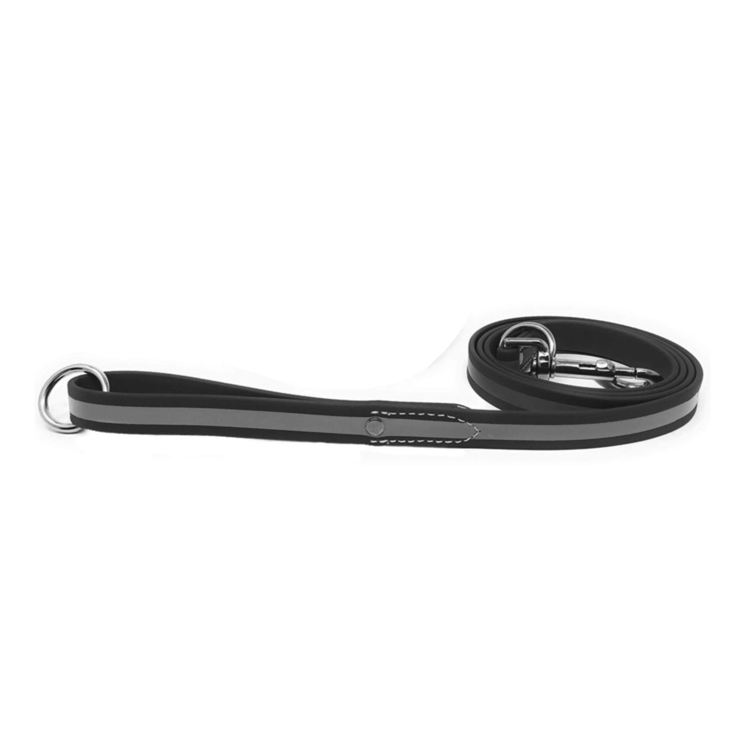 Regal Dog Products Reflective Leash – 5 Ft. Dog Leash With Easy To Use Collar Hook, Lightweight, And Proof Training Pet Lead For Small, Medium, Large, Or Xl Dogs (Black)