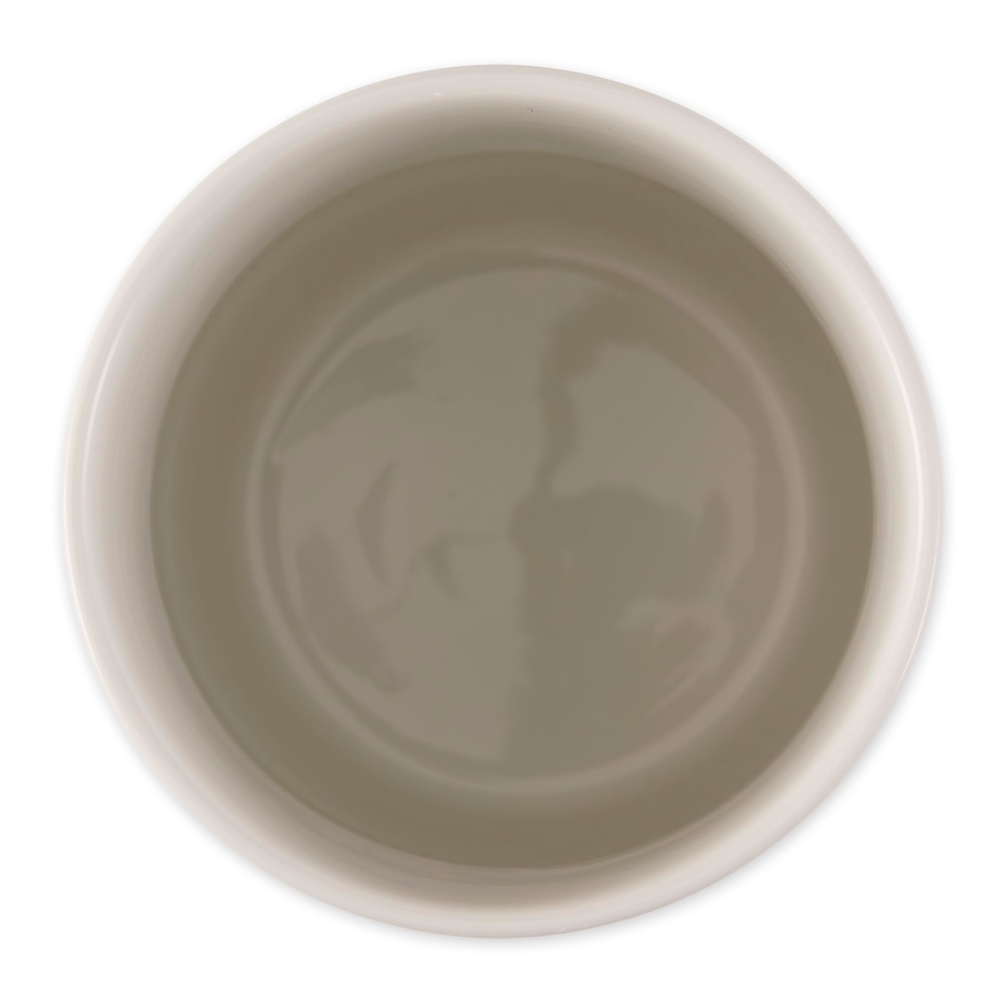 Bone Dry Ceramic Pet Treat Canister, Dishwasher Safe, 4x6.5 Treats