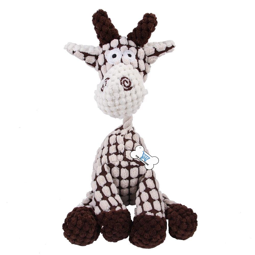 The Dds Store Puppy Chew Squeaker Toy Pet Dog Toys Squeaky Plush Sound Animal Shape Molar Toys Pet Tough Sound Training Treat Do
