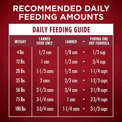 Purina ONE Wet Dog Food True Instinct Classic Ground Grain-Free Formula With Real Beef and Bison High Protein Dog Food - (Pack o