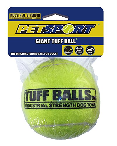 Petsport Giant Tuff Ball Dog Toy, 4 Inch, Safe For Teeth