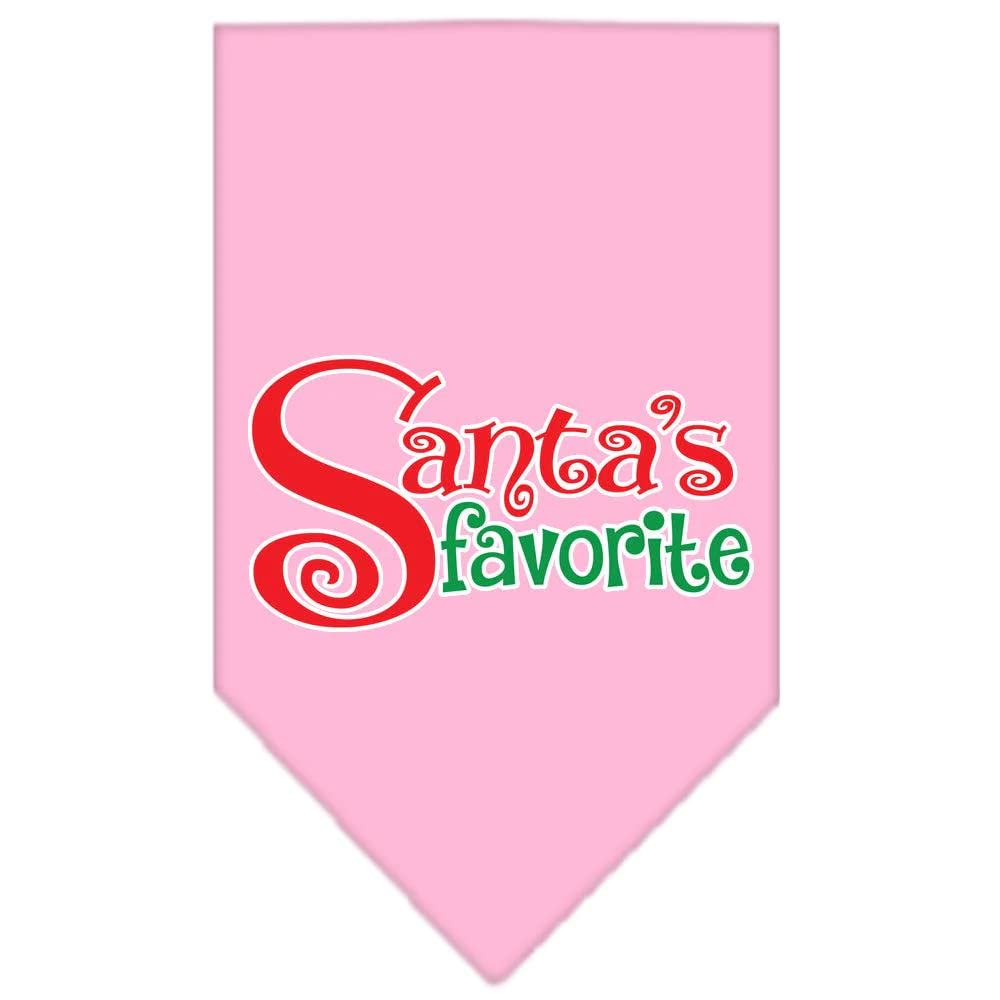 Mirage Pet Products Santa's Favorite Screen Print Pet Bandana, Small, Cocoa