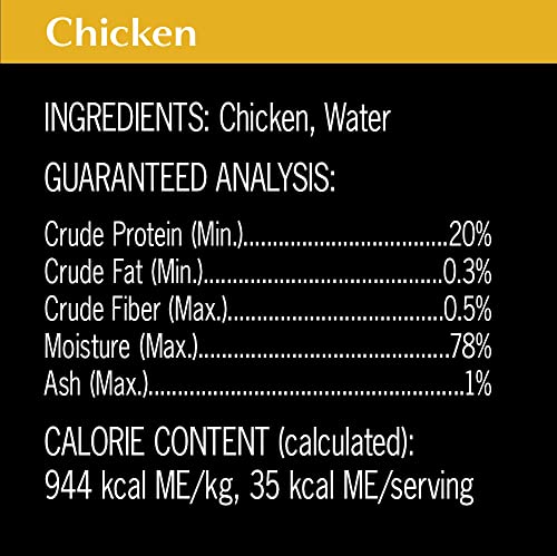 Cesar Simply Crafted Adult Wet Dog Food Toppers for Dry Food, Chicken, 1.3 oz Tubs, 24 Count