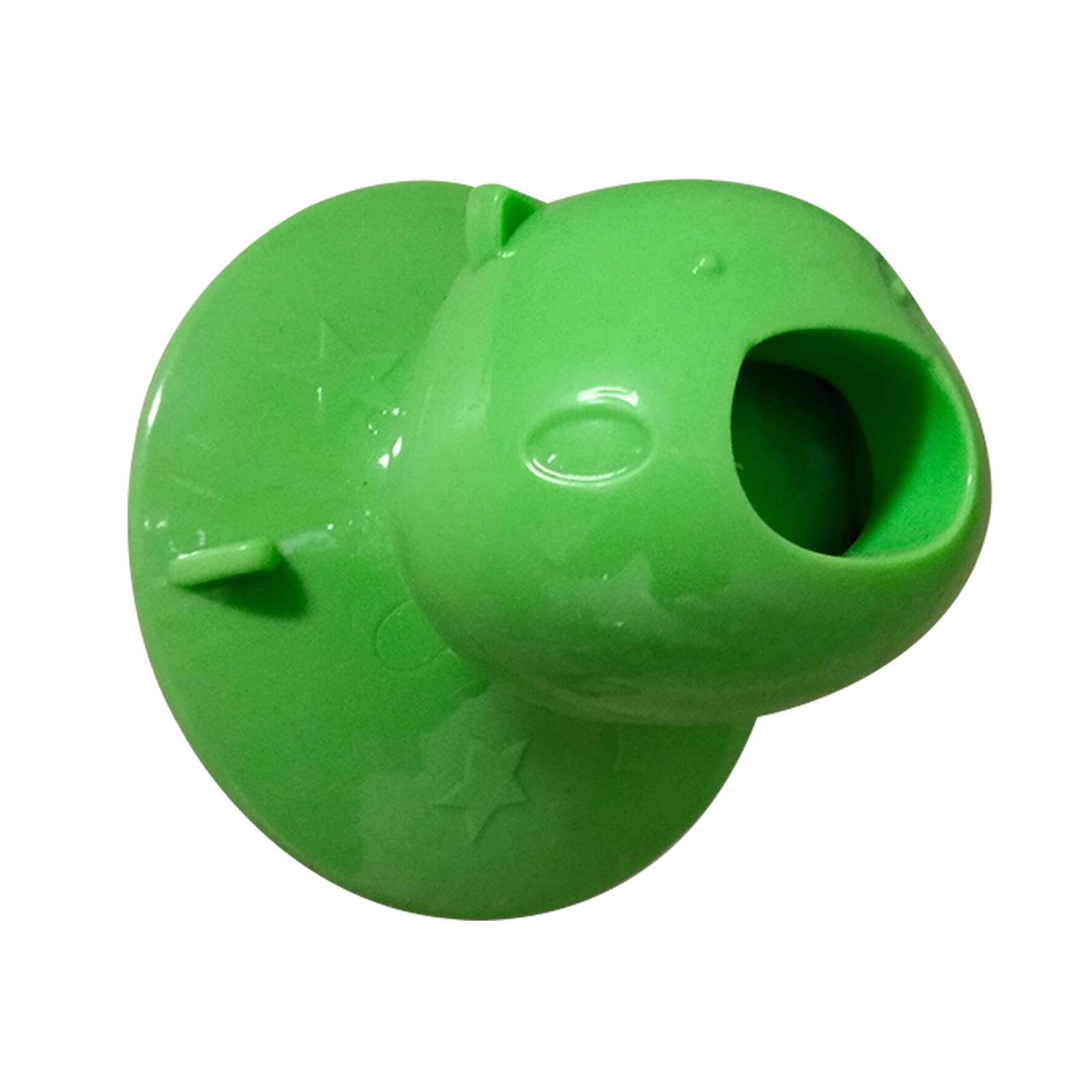 Emily Pets Cat Toys Interactive Cat Toys Pig Nose Shape For Cats Teeth Cleaning Chewing For Kittens Teeth Cleaning(Green)