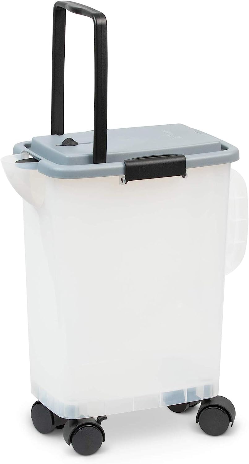 Petfusion Betterbin Portable Litter Storage Container (16.5 X 11.7 X 19) | Holds Up To 25 Lbs/10 Gallons, Great For Dry Dog And 