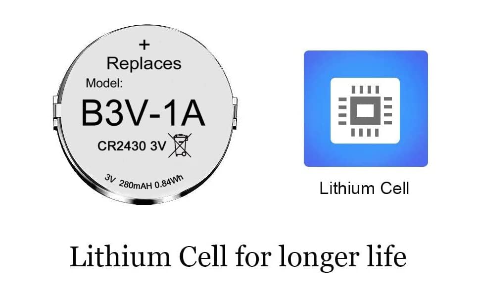 Abeden B3V 1A Lithium Replacement Batteries Compatible With High Tech Pet Single Electronic Collar Battery For Model Ms-4 And Ms