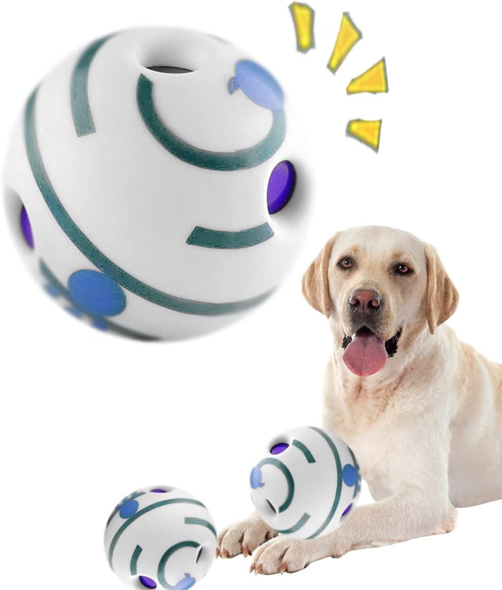 Pawlites Glow Funny Sound Ball Interactive Dog Toy, Fun Sounds When Rolled Or Shaken Funny Sound Ball Laughing Ball For Medium L