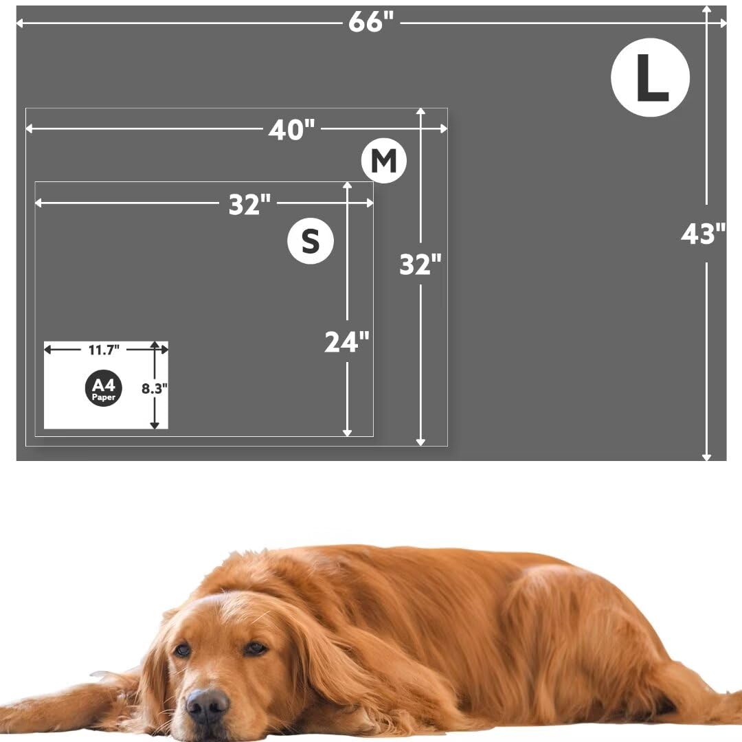 Stuffed® Dog Blanket - Washable Grey Polyester, 40"x32" Soft Calming Throw for Medium Small Dogs & Cats