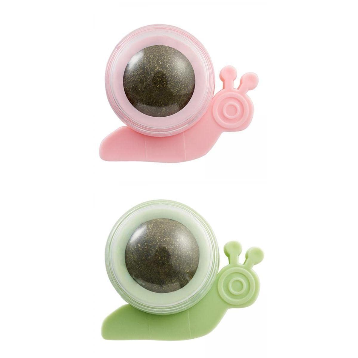Atorse 2 Pcs Rotating Catnip Ball Toy Cats Chew Toy Grinding Teeth For Pet Supplies|Cat Supplies|Toys