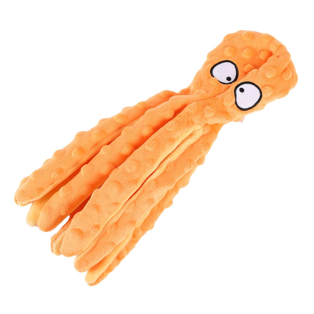 Wishstoresqueaky Octopus Dog Toys For Small Breed Dogs -Durable, No-Stuffing Crinkle Toys, Interactive Animal-Shaped Dog Chew To