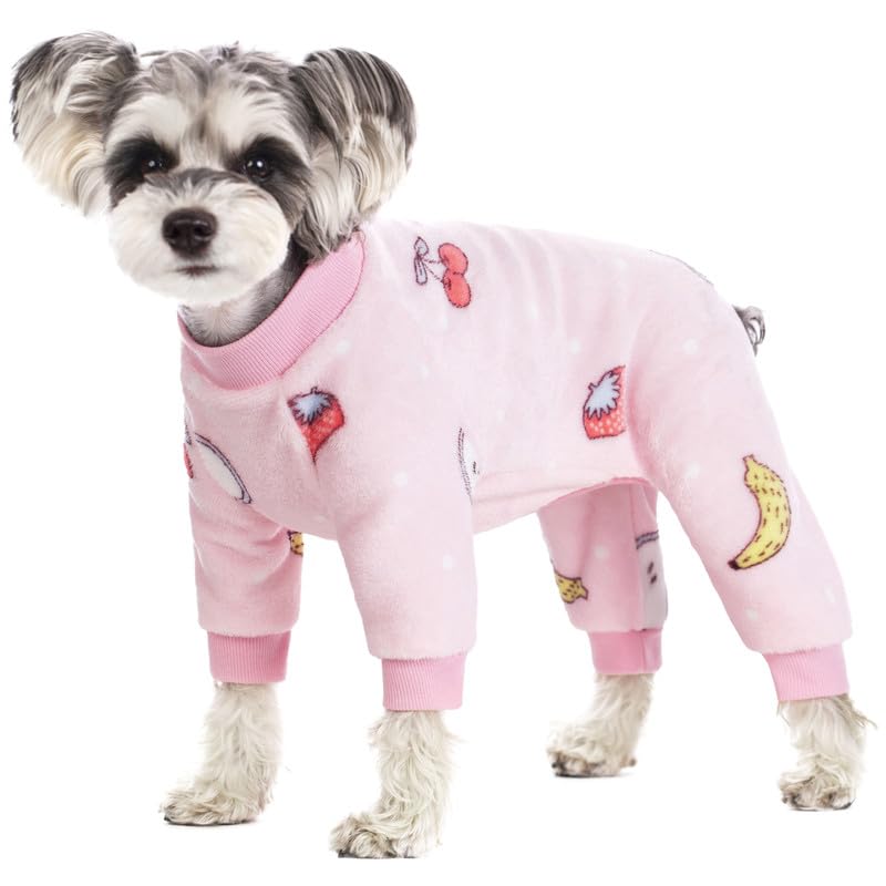 Dog Pajamas For Small Dogs, Winter Dog Onesie, Warm Velvet Puppy Jumpsuit, Doggies Bodysuits, Girl Boy Dog Winter Clothes For Ch