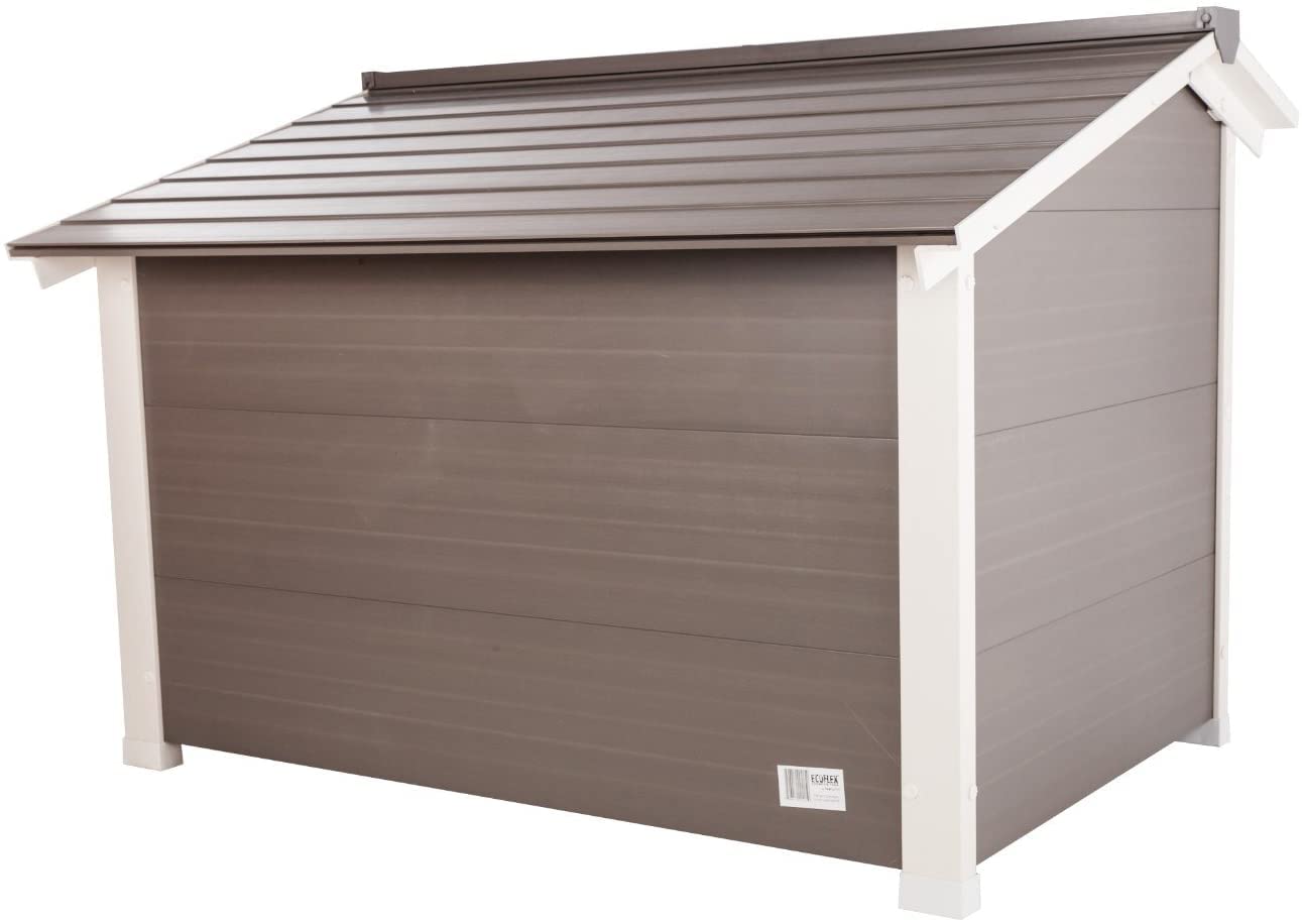 New Age Pet ecoFLEX Thermocore Dog House - Extra Large, Grey, Model ECOH705XL