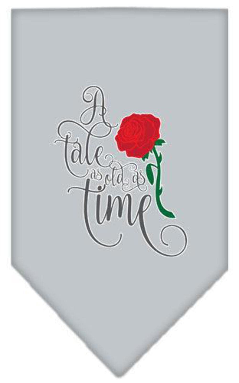 Mirage Pet Product Timeless Tale Screen Print Bandana Red Large