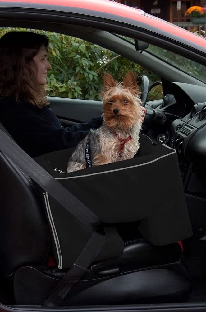 Pet Gear Lookout Booster Car Seat, Removable Comfort Pillow, Safety Tether Included, Installs In Seconds, No Tools Required, 4 Colors