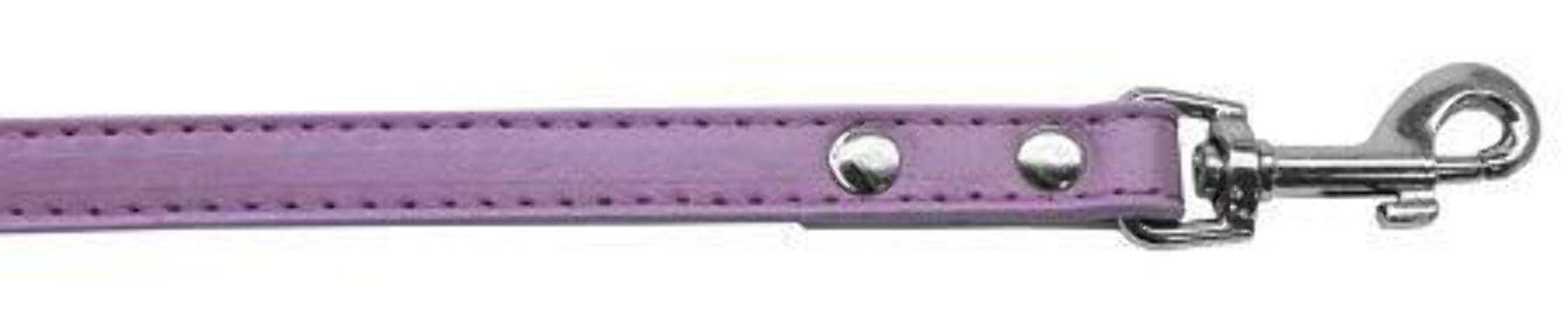 Mirage Pet Products Premium Plain Pet Leash, 1/2" x 6', Light Pink