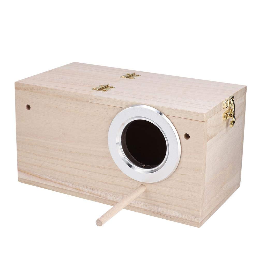 Bird Breeding House With Stand Bird Aviary Cage Box, Bird Breeding Box, Bird House For Budgerigars For Parrot(Left Opening)