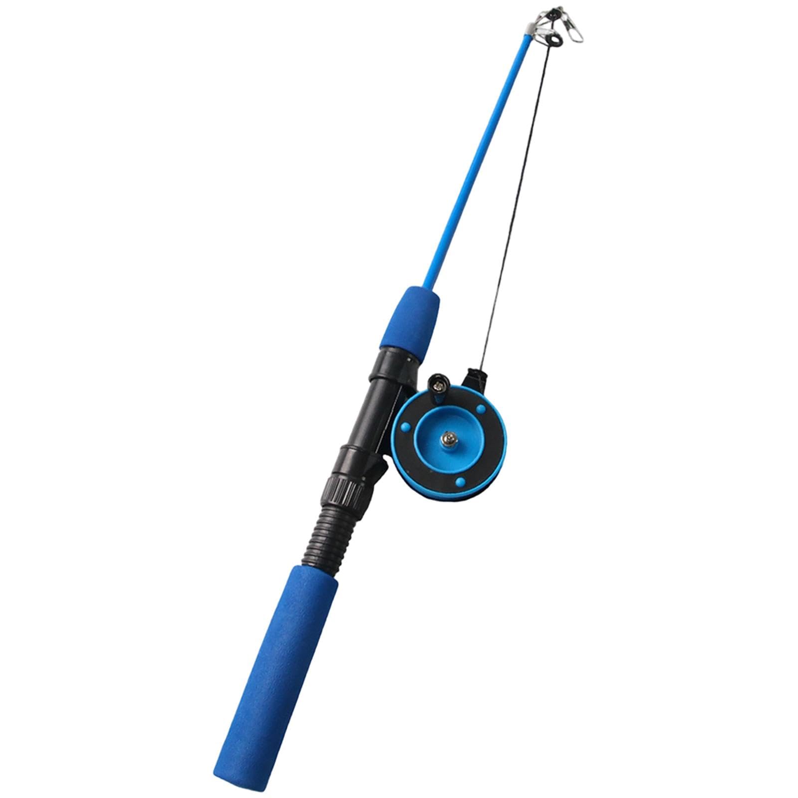 Ecomistiq Cat Teaser Wand Entertaining Sturdy Gift Lightweight Pet Supplies Blue| Toys| |Pet