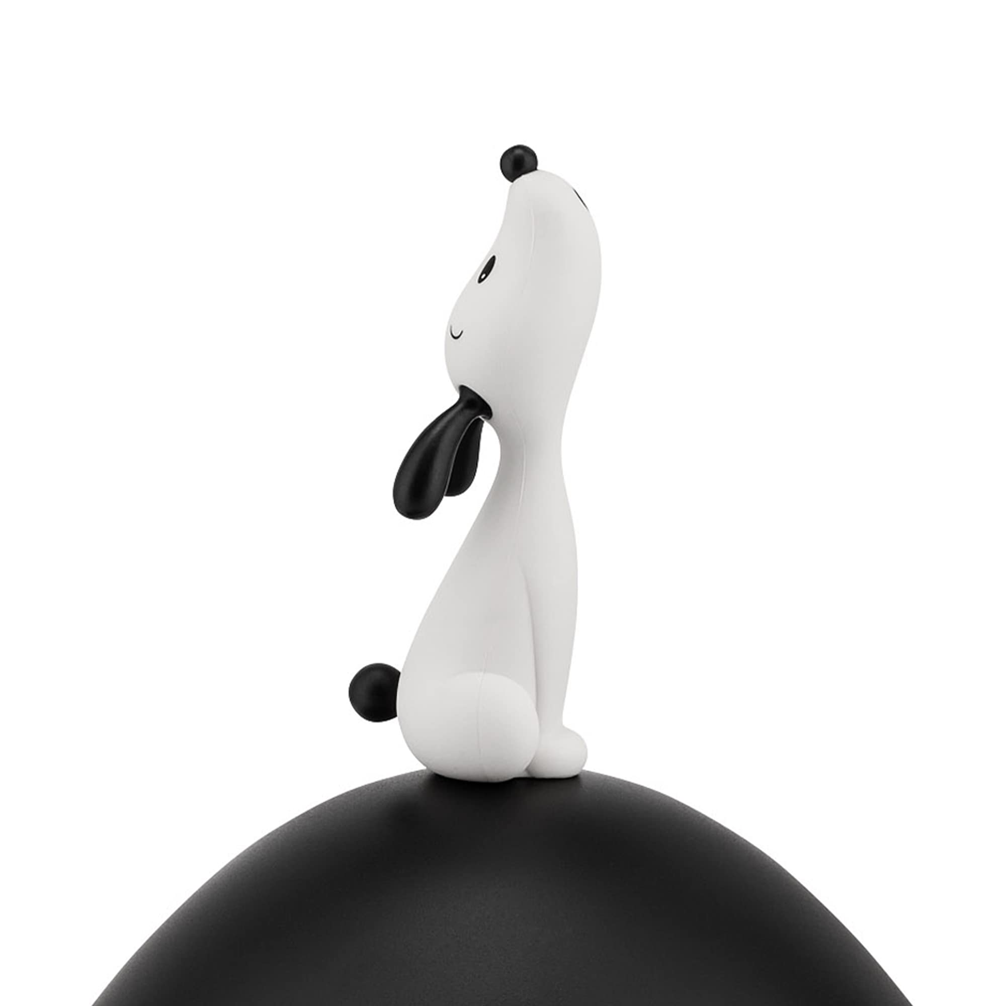 Alessi AMMI19 B Dog Bowl - Black Plastic Pet Dish, Stylish & Durable