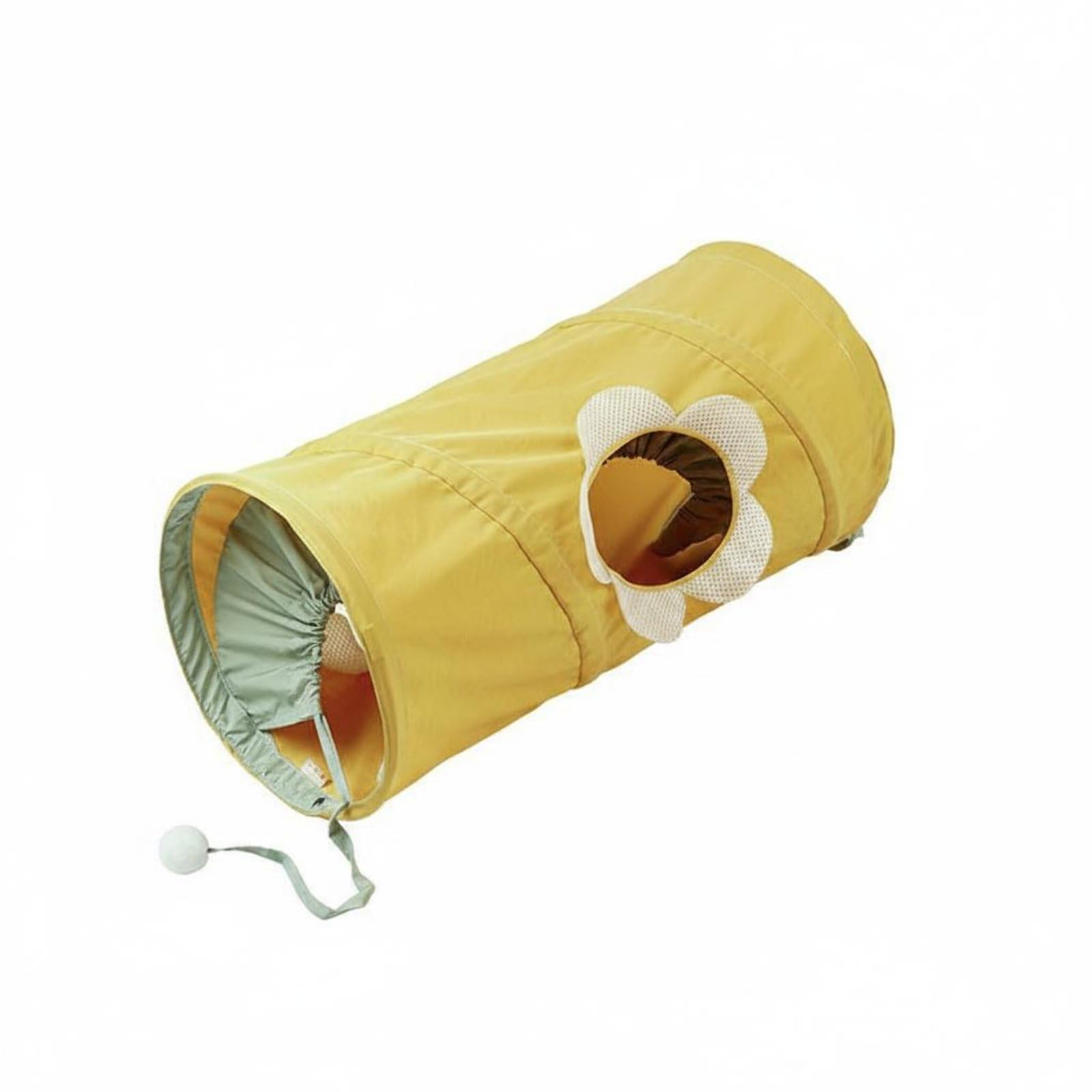 Heavenglow Collapsible Foldable Spiral Tunnel Easy Storage Spiral Feline Tunnel Portable Feline Tube Toy Interactive For Cats, I