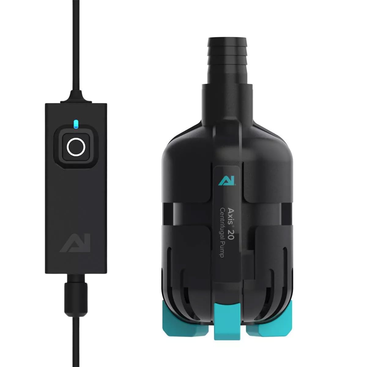 AquaIllumination AI Axis Centrifugal Smart Controllable Aquarium Pump - 185 GPH, Ultra Quiet Energy Efficient (Axis 20)