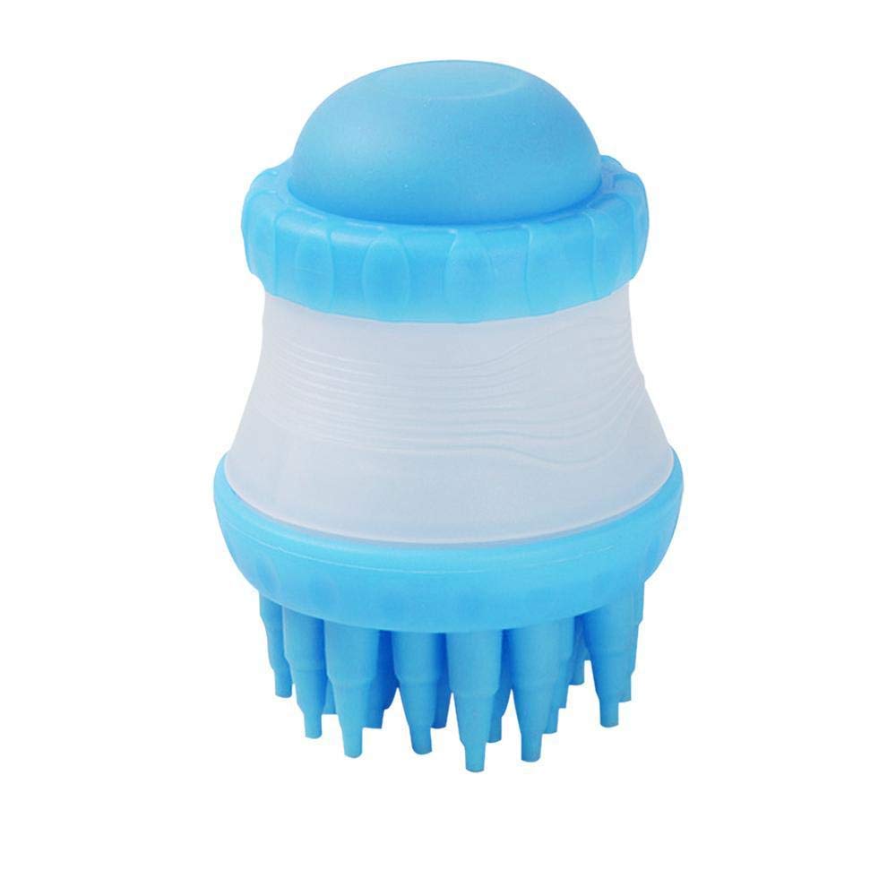 Rvpaws Multifunctional Pet Bath Massage Brush Silicone Foaming Bath Brush Pet Care Hair Removal Beauty Flea Comb Pet Supplies Sh
