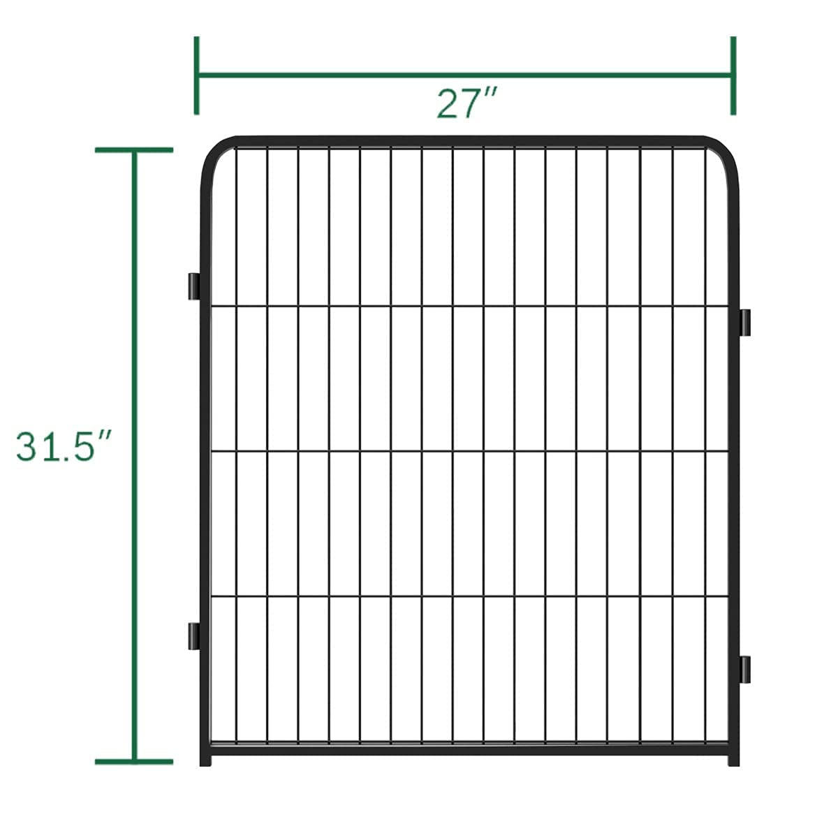 Fxw Rollick Dog Playpen For Yard, Rv Camping, 32 Inch 2 Panels For Small And Medium Dogs│Patented
