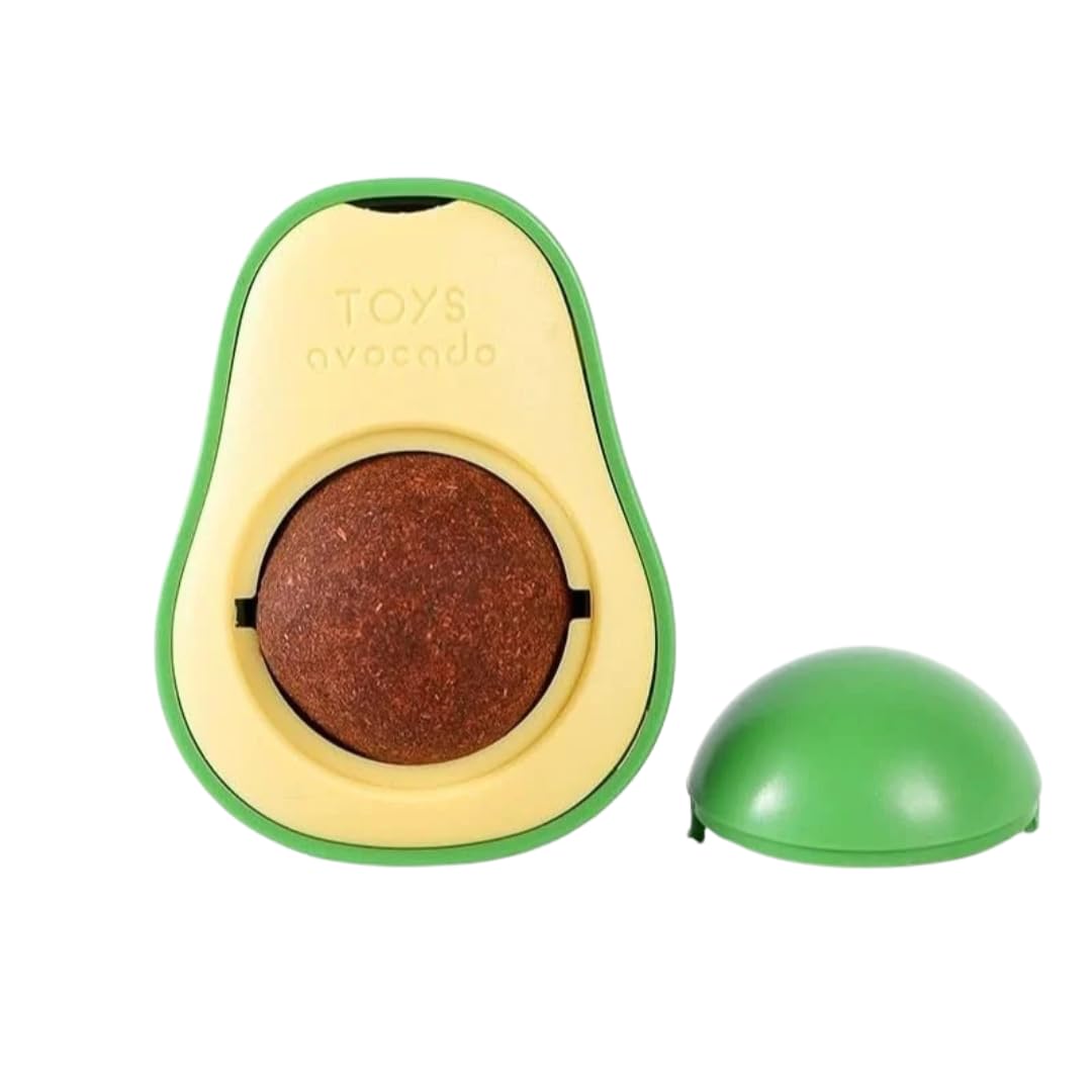 Healing Leaf Catnip Toy | Balls For Teeth Cleaning And Biting | Rotatable Catnip Wall Toys For Cats | Natural & Healthy Chewing 