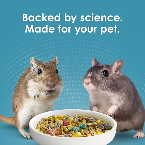 Kaytee Forti-Diet Pro Health Nourish+Protect Hamster and Gerbil Food, Comprehensive Nutrition Backed by Science, Digestive Healt