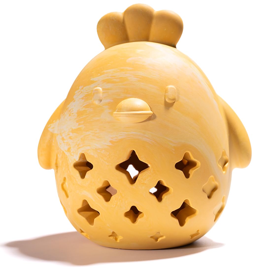 MewaJump Stuffed Dog Toy Treat Dispenser Dog Toy Puzzle Rubber Chew Toys Treat Food Dispensing Toys for Teeth Cleaning Ball Inte