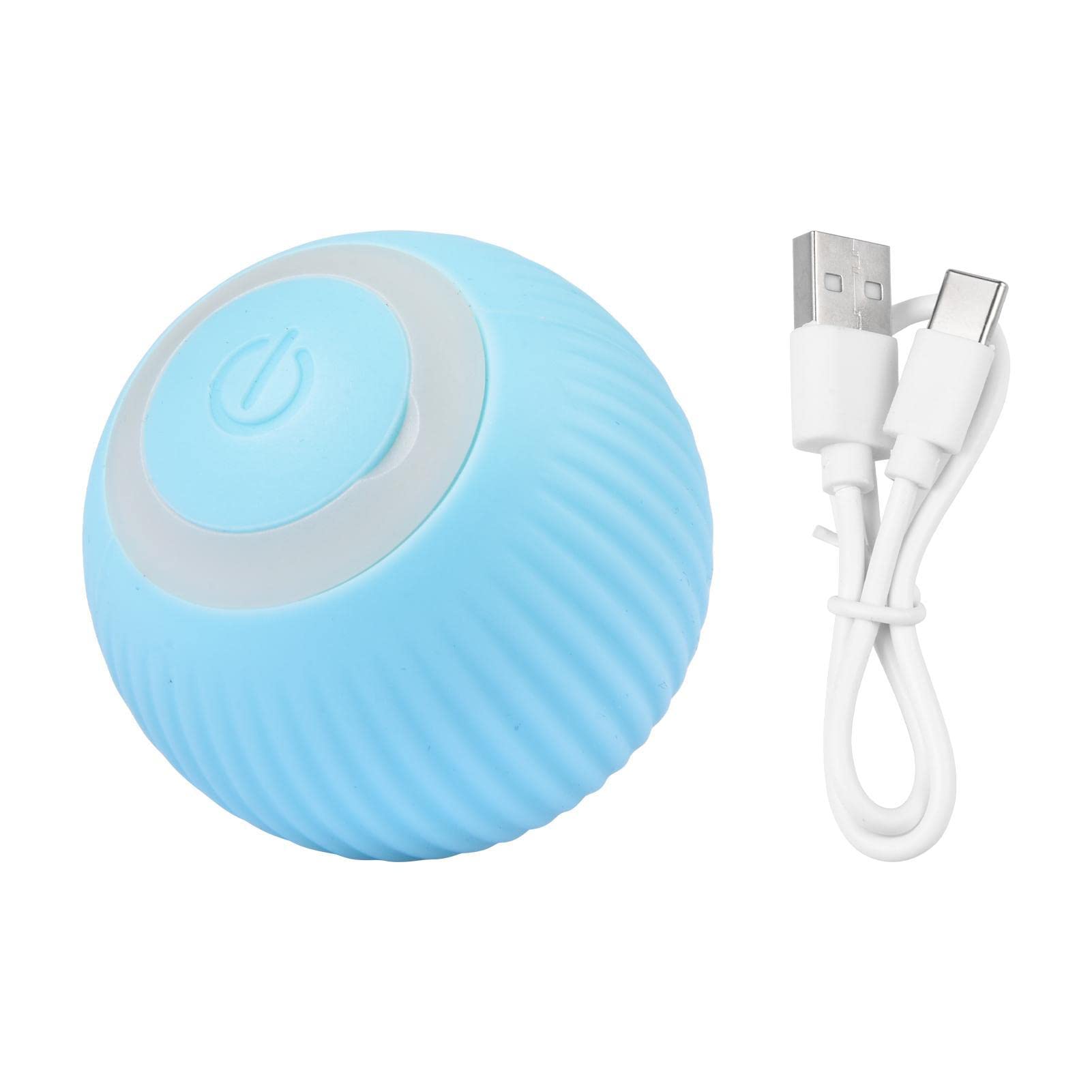Peppy Interactive Cat & Dog Toy  Automatic Rolling, Bouncing & Rotating Ball